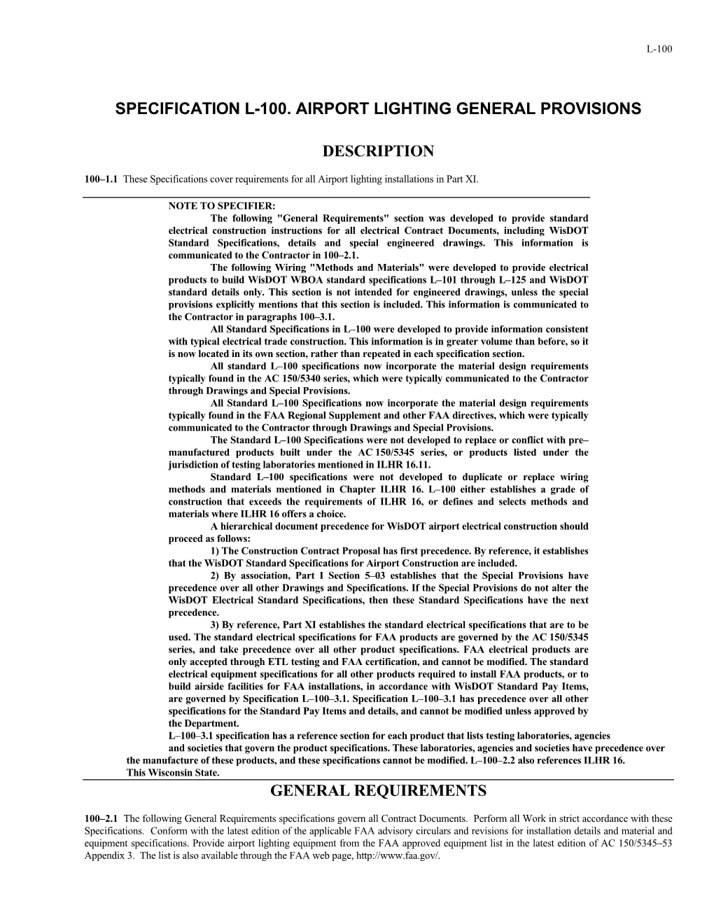 Standard Specification for Airport Construction Part11