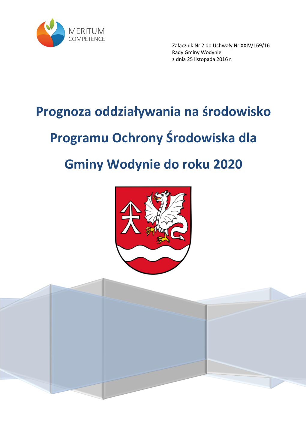 Prognoza Oddziaływania Na Środowisko Programu Ochrony Środowiska Dla