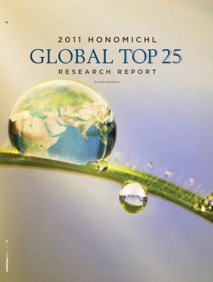 2011 Honomichl Global Top 25 Research Report