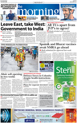 Leave East, Take West: Government to India