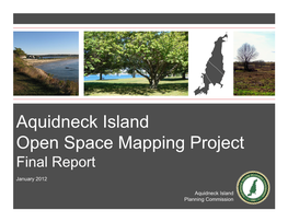 Aquidneck Island Open Space Mapping Project Final Report
