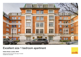 Excellent Size 1 Bedroom Apartment