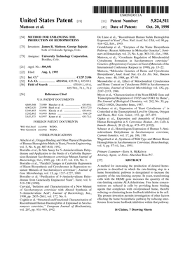 United States Patent (19) 11 Patent Number: 5,824,511 Matt00n Et Al