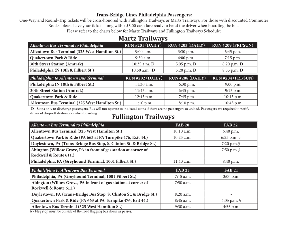 Martz-And-Fullington-Schedule.Pdf