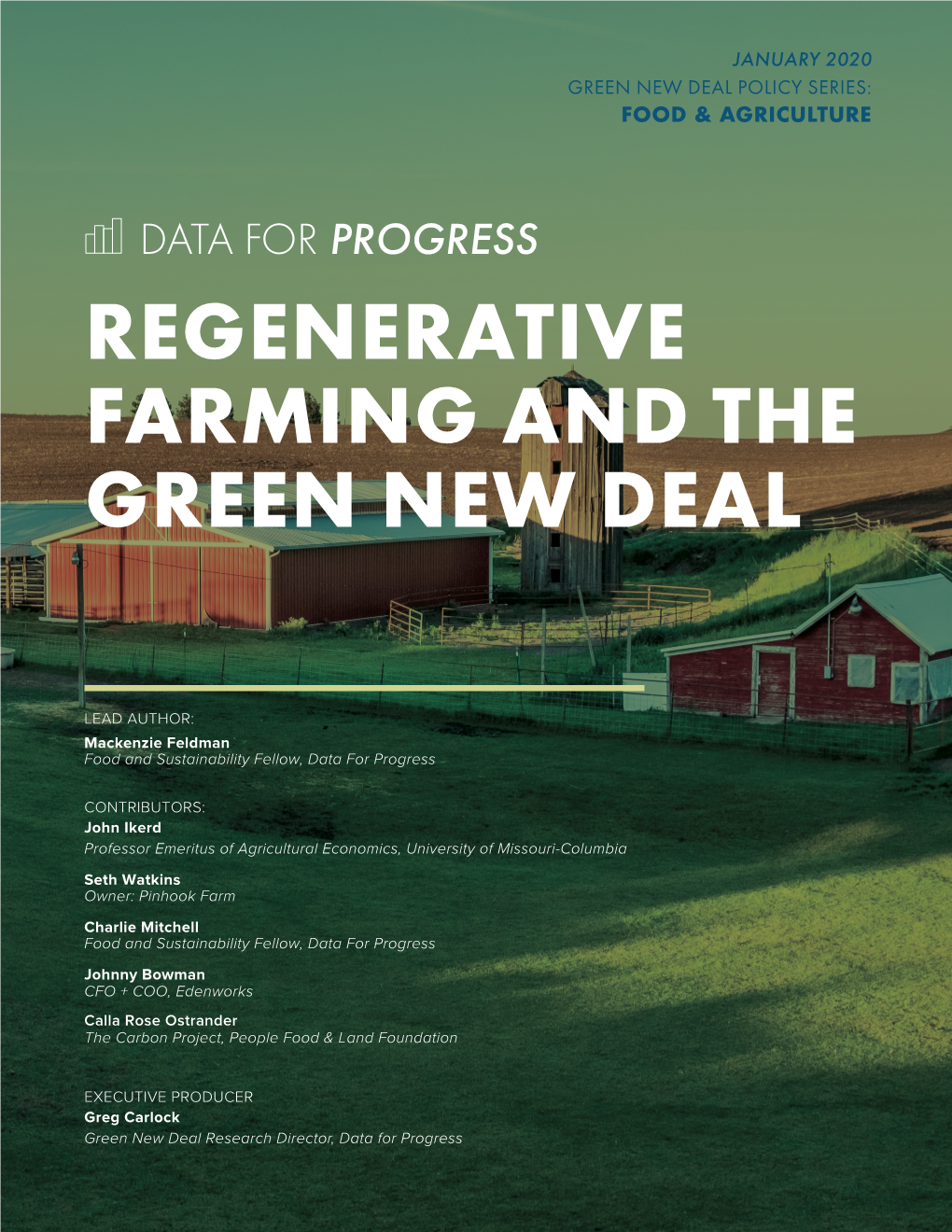 Regenerative Farming and the Green New Deal