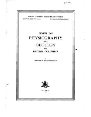Physiography Geology