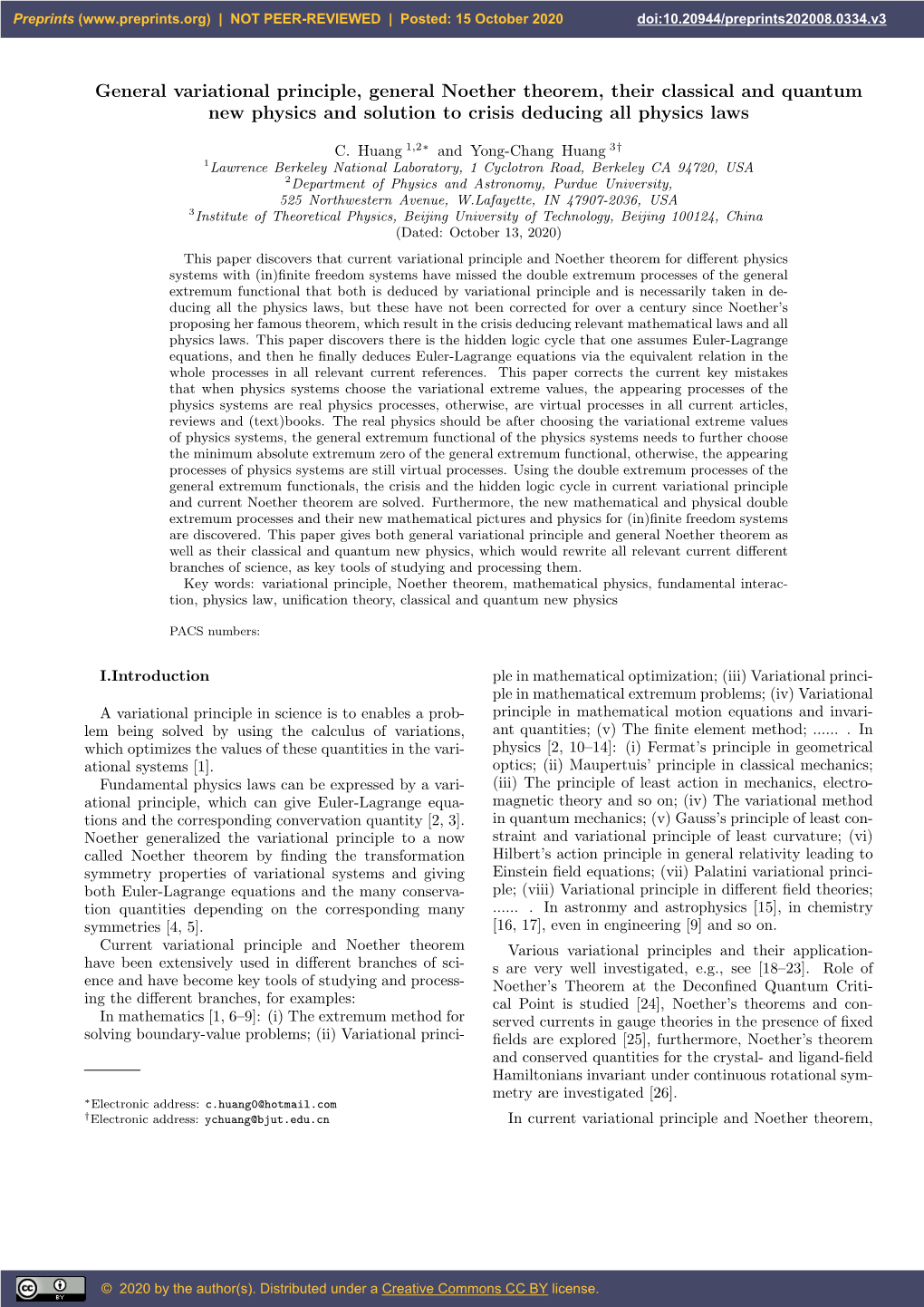 General Variational Principle, General Noether Theorem, Their Classical and Quantum New Physics and Solution to Crisis Deducing All Physics Laws