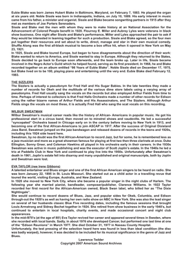 Jazz & Blues on Edison Volume 2 Extended Booklet Notes Page 4