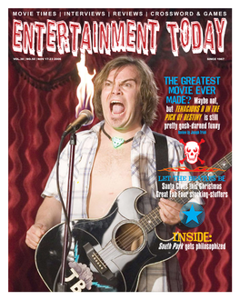 November 17-23, 2006 Entertainment Today || Entertainment Today November 17-23, 2006 Contents Entertainment Today