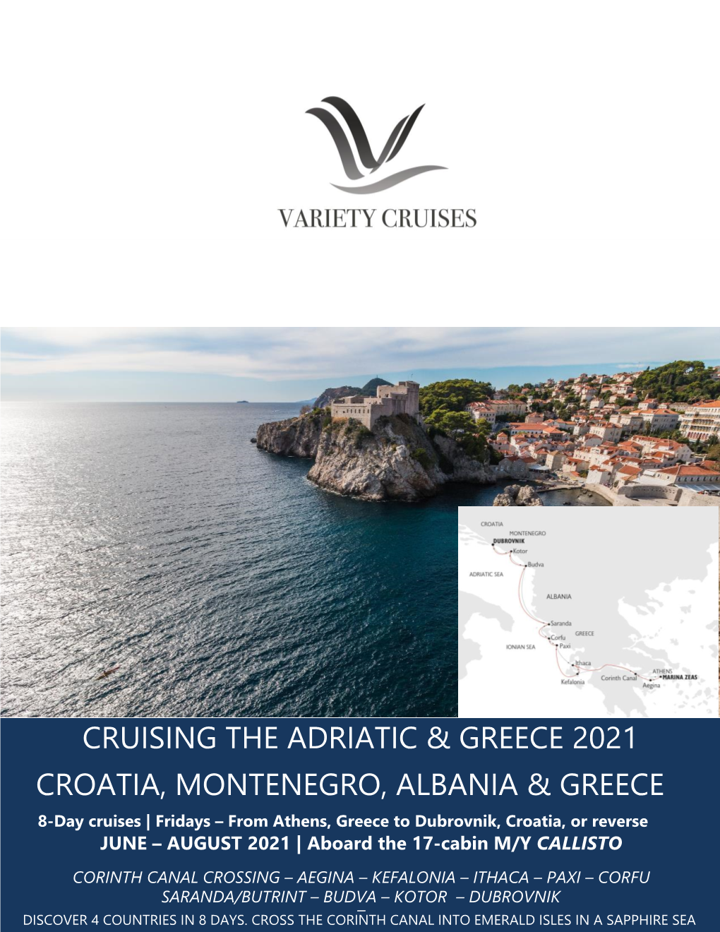 Cruising the Adriatic & Greece 2021 Croatia