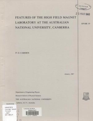 Features of the High Field Magnet Laboratory at The