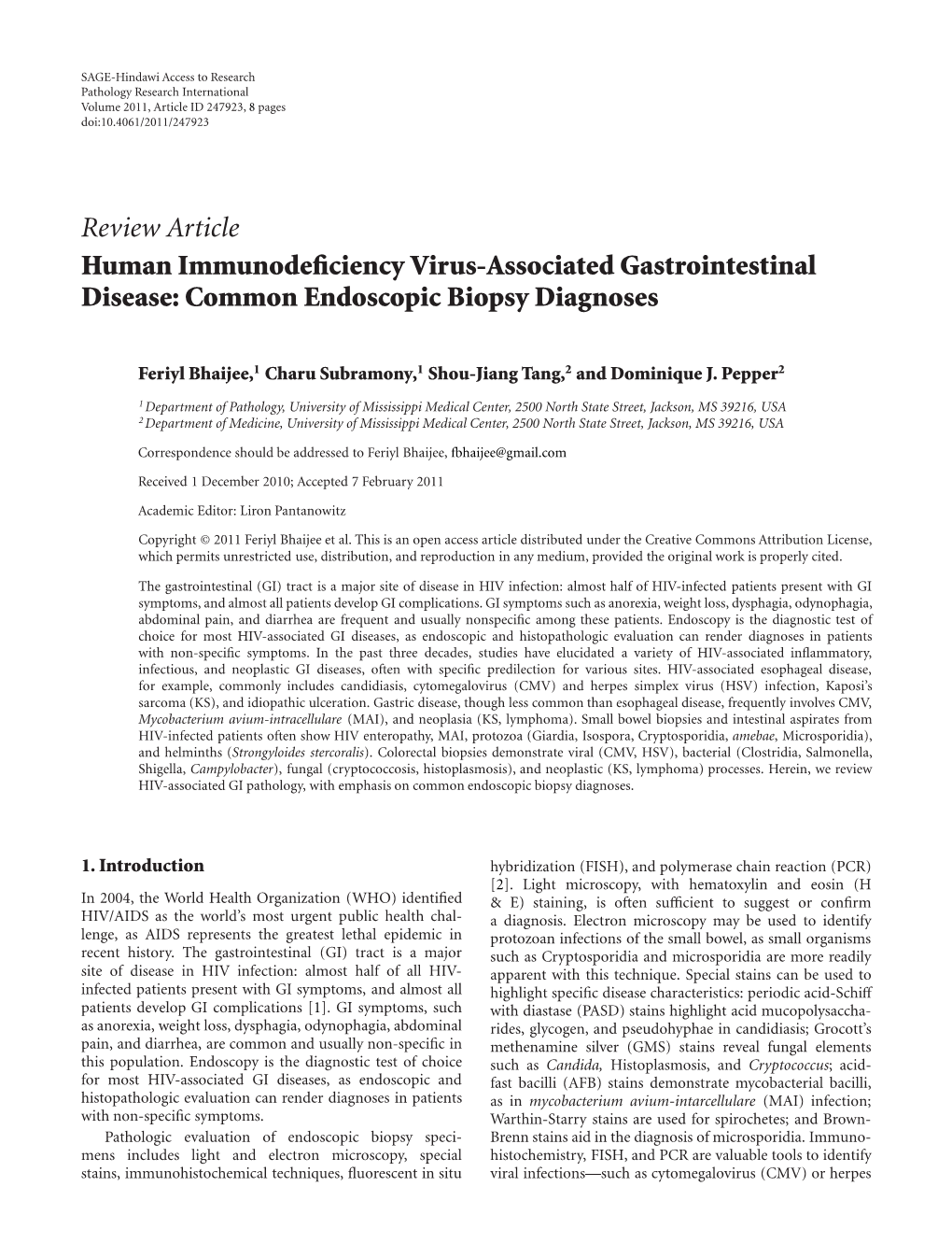 Common Endoscopic Biopsy Diagnoses DocsLib