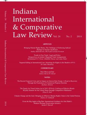 Indiana International & Comparative Law Reviewvol. 24
