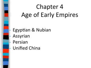 Chapter 4 Age of Early Empires