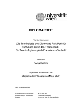 Diplomarbeit