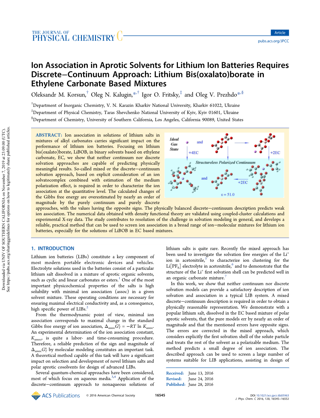 Ion Association in Aprotic Solvents for Lithium Ion