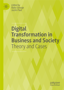Digital Transformation in Business and Society Theory and Cases Digital Transformation in Business and Society