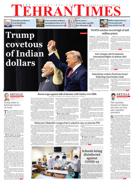 Trump Covetous of Indian Dollars the Coalition Government, and a Political Realignment in Malaysia