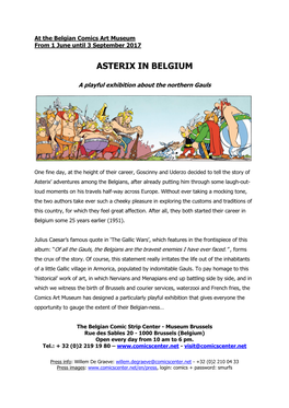 Asterix in Belgium