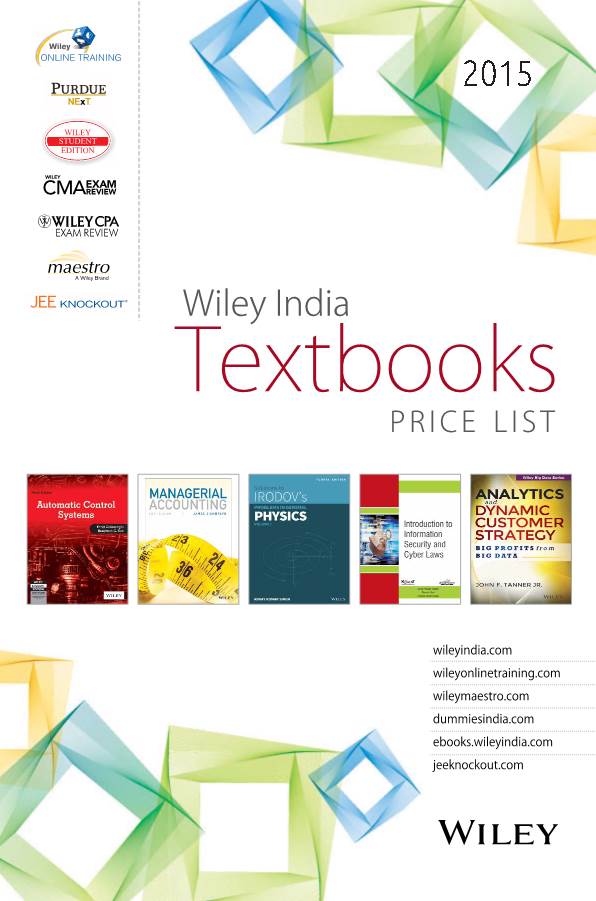 Textbooks Wiley’S Rich Textbook Content Now Available on Your Favorite Devices