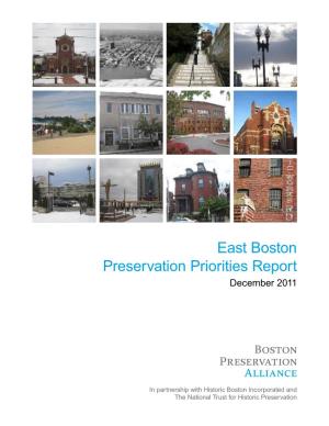 East Boston Preservation Priority Report