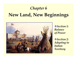 New Land, New Beginnings