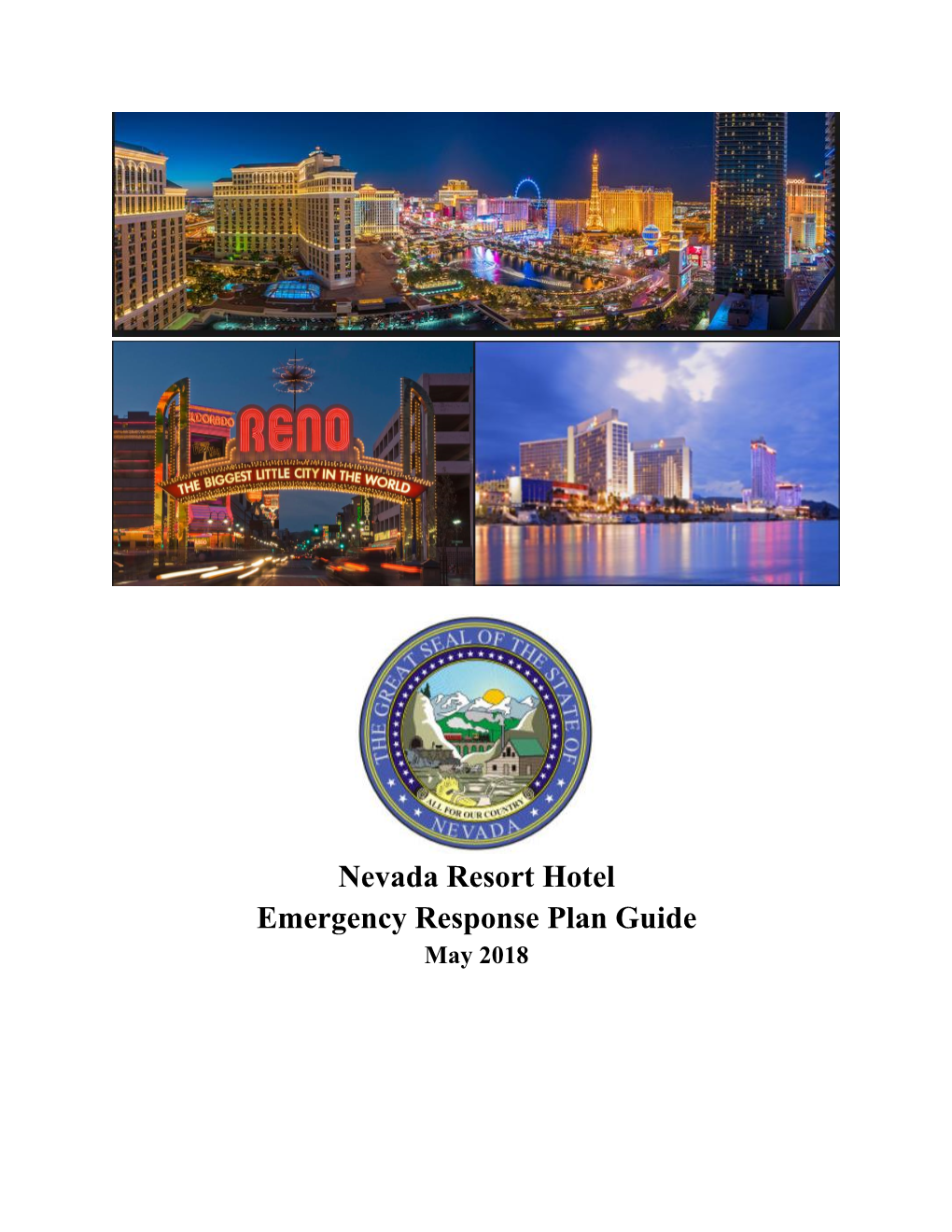 Nevada Resort Hotel Emergency Response Plan Guide May 2018