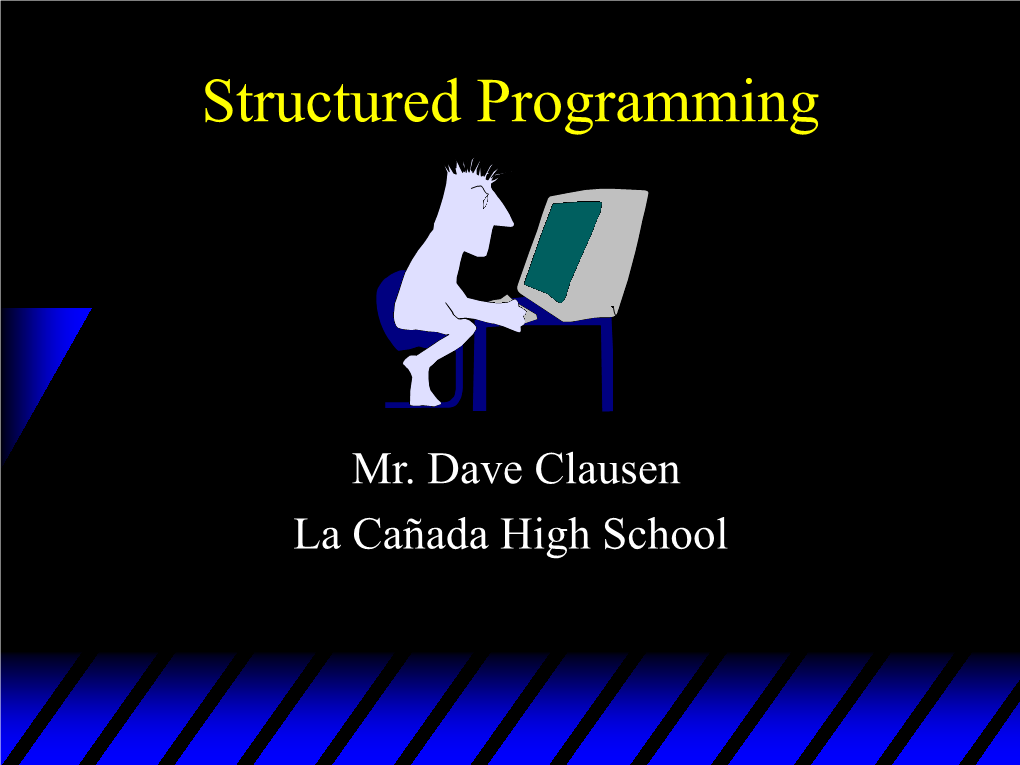 Structured Programming