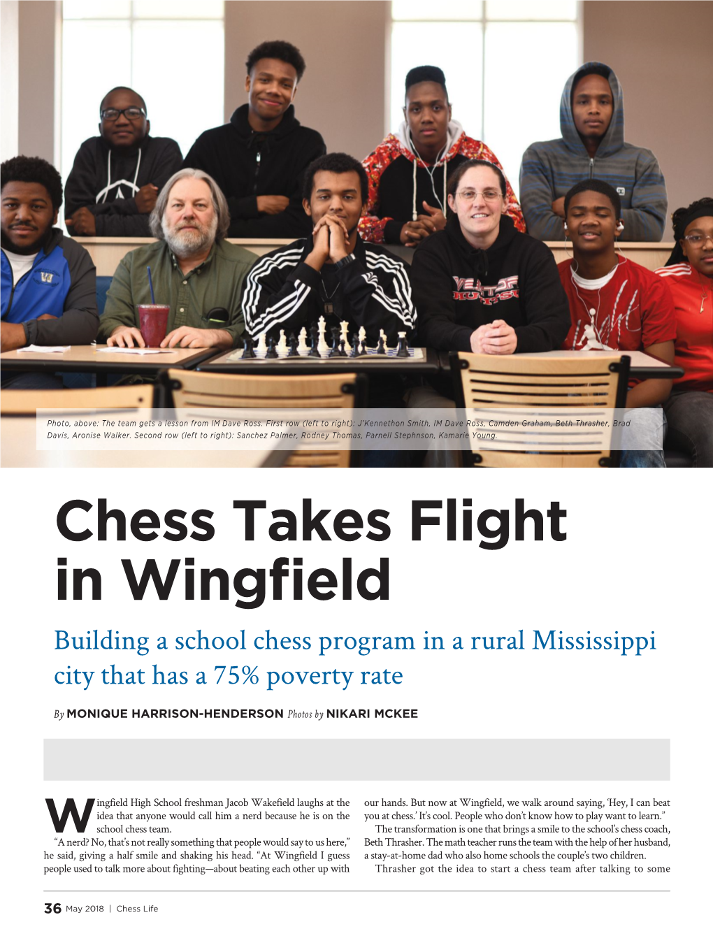 Chess Life Education / Rural Chess Programs Students Who Said They Knew How to Play