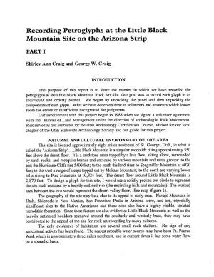 Recording Petroglyphs at the Little Black Mountain Site on the Arizona Strip