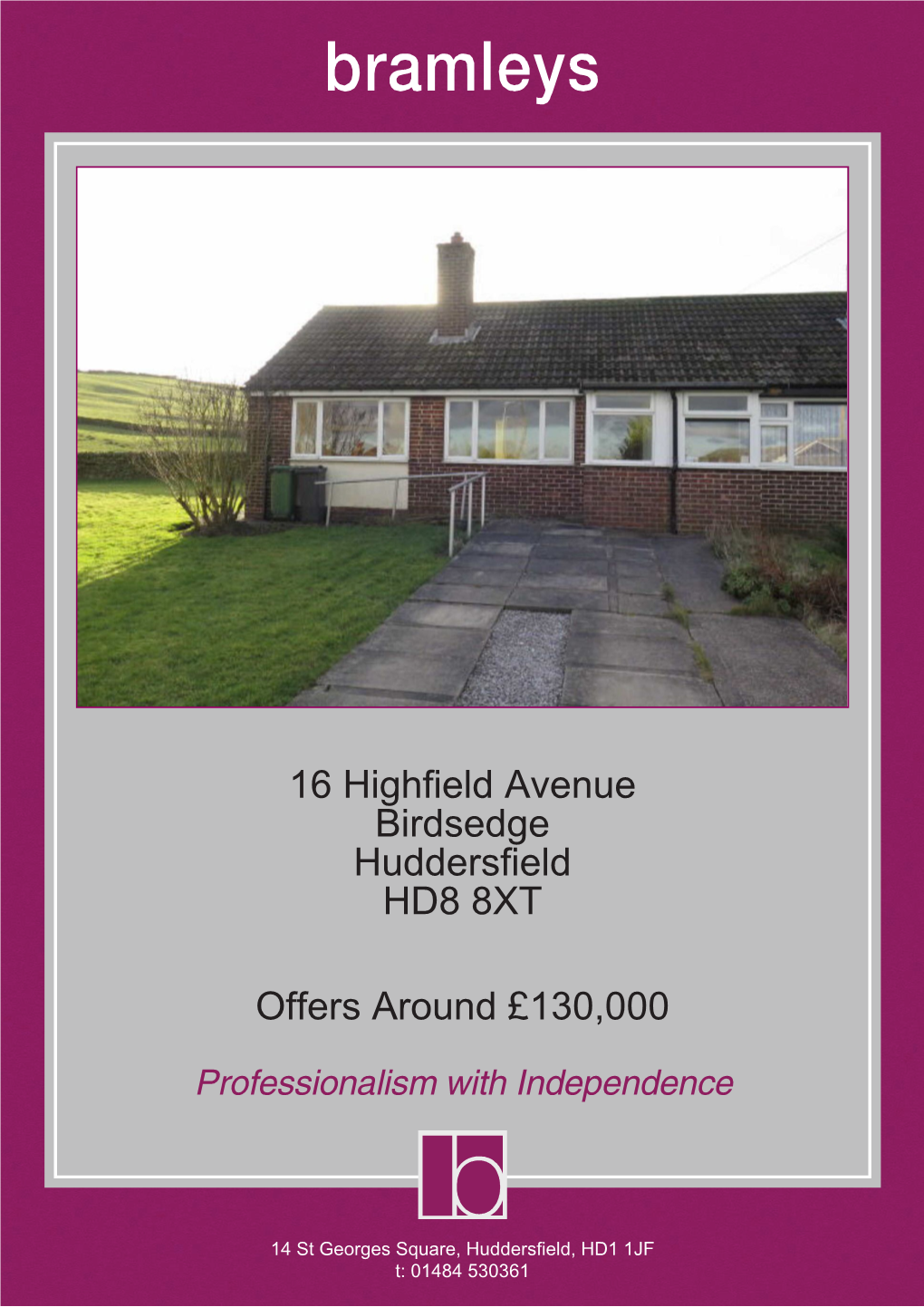 16 Highfield Avenue Birdsedge Huddersfield HD8 8XT Offers