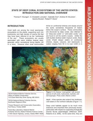 State of Deep Coral Ecosystems of the United States
