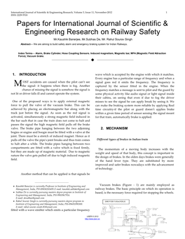 Papers for International Journal of Scientific & Engineering Research