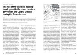 The Role of the Tenement Housing Development in the Urban Structure of Western and Central Ukraine During the Secession