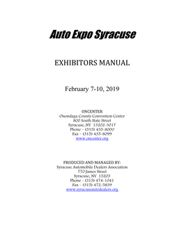 Auto Expo Syracuse