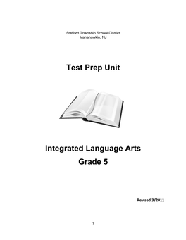 Test Prep Unit Integrated Language Arts Grade 5