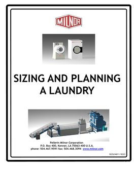 Sizing and Planning a Laundry