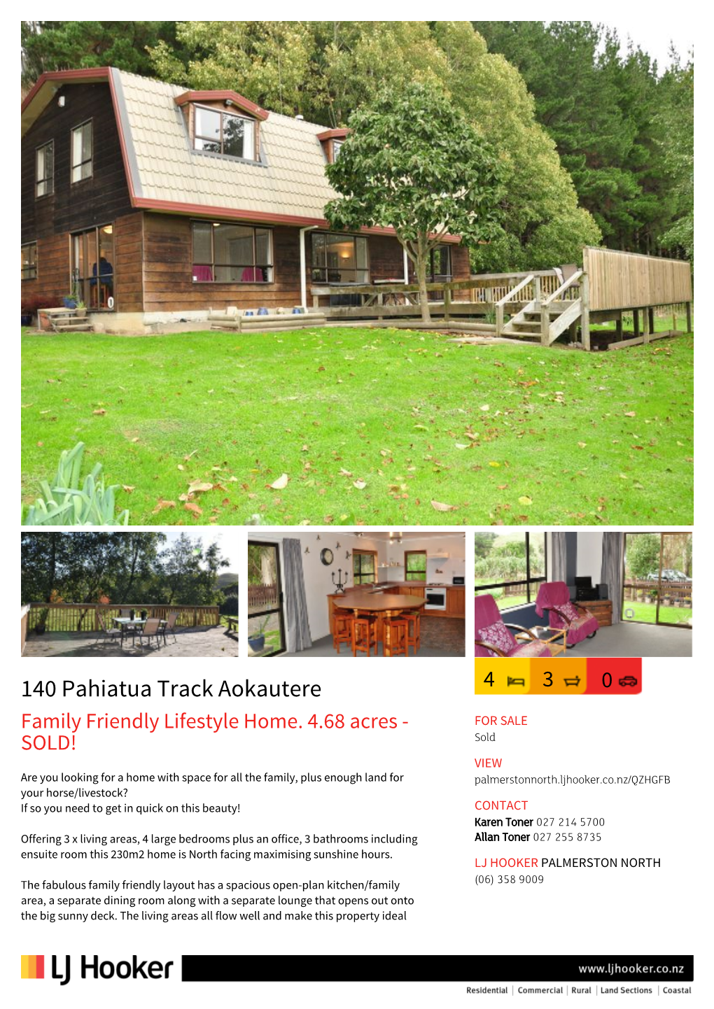 140 Pahiatua Track Aokautere 4 3 0 Family Friendly Lifestyle Home