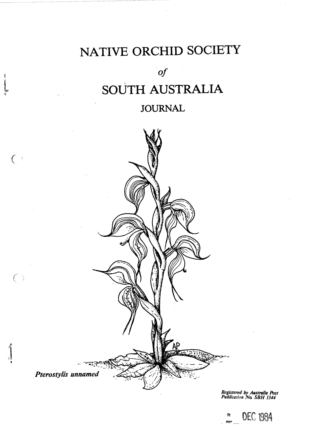 Native Orchid Society South Australia Dec 1984