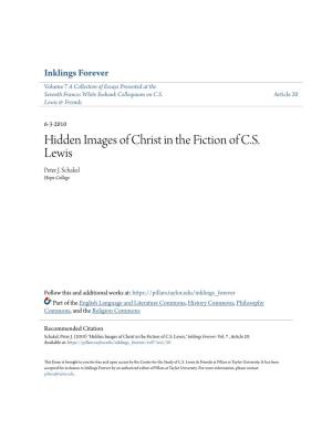 Hidden Images of Christ in the Fiction of C.S. Lewis Peter J