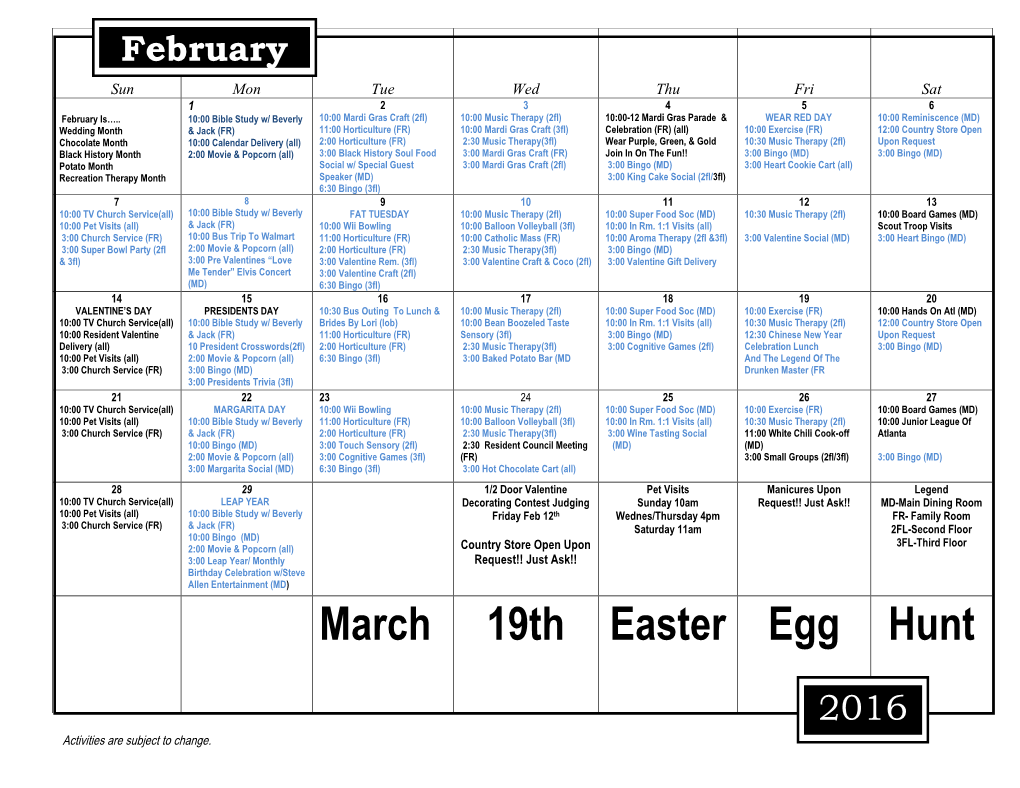 March 19Th Easter Egg Hunt