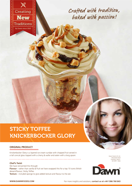 Sticky Toffee Knickerbocker Glory