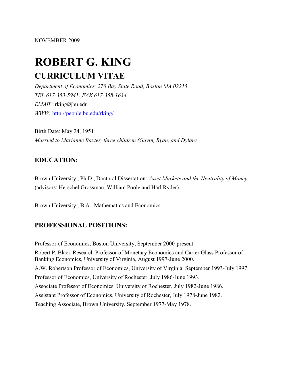 Robert G. King