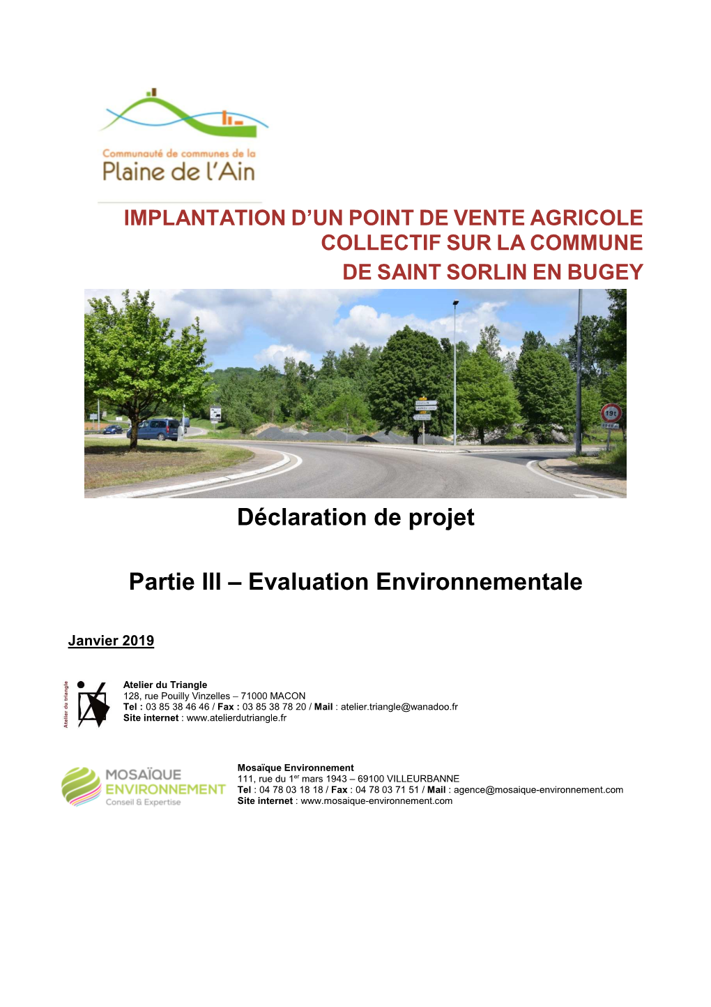 Evaluation Environnementale