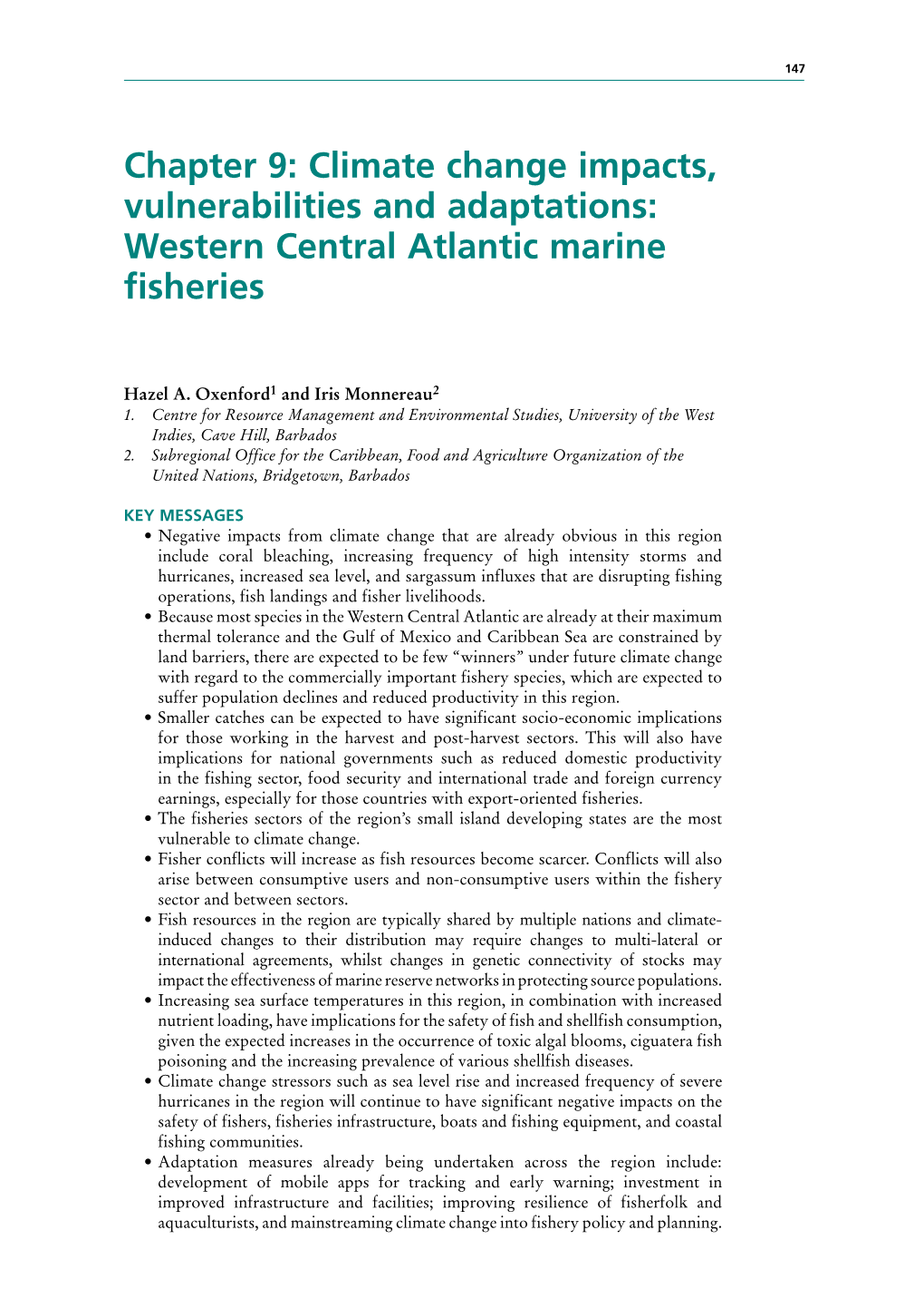 Western Central Atlantic Marine Fisheries