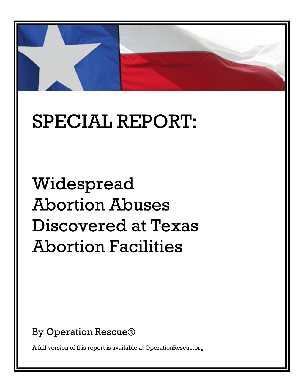 Special Report