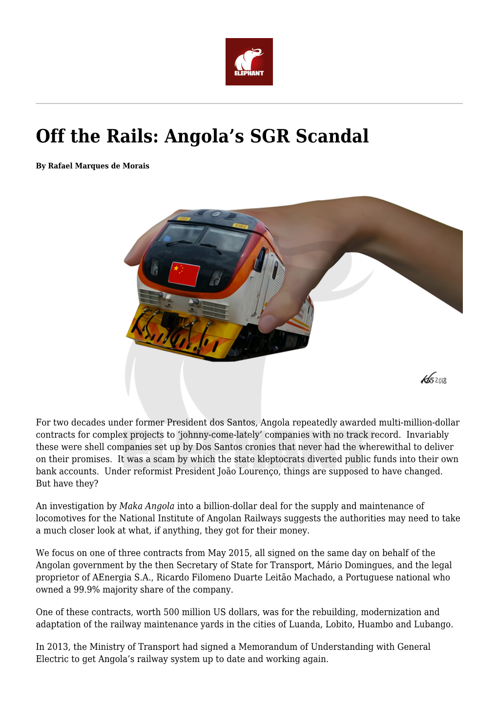 Off the Rails: Angola's SGR Scandal