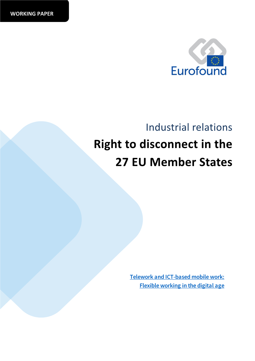 Right to Disconnect in the 27 EU Member States