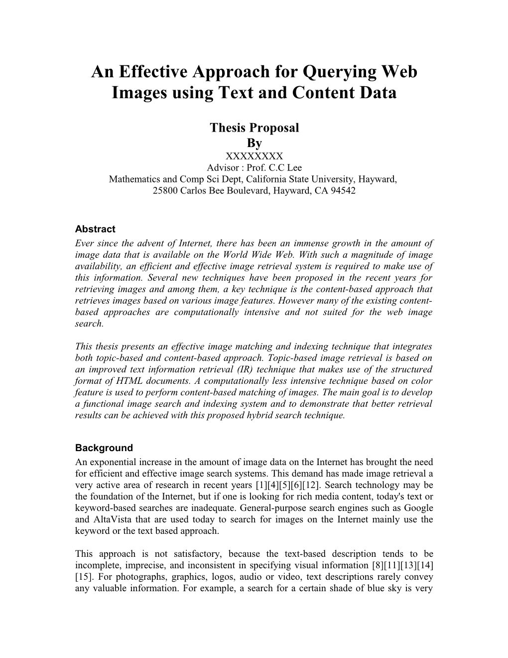 Composite Technique for Effective Image Search on World Wide Web