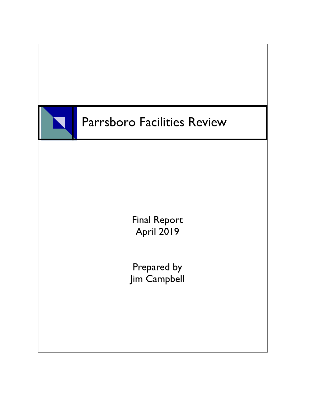 Parrsboro Facilities Review